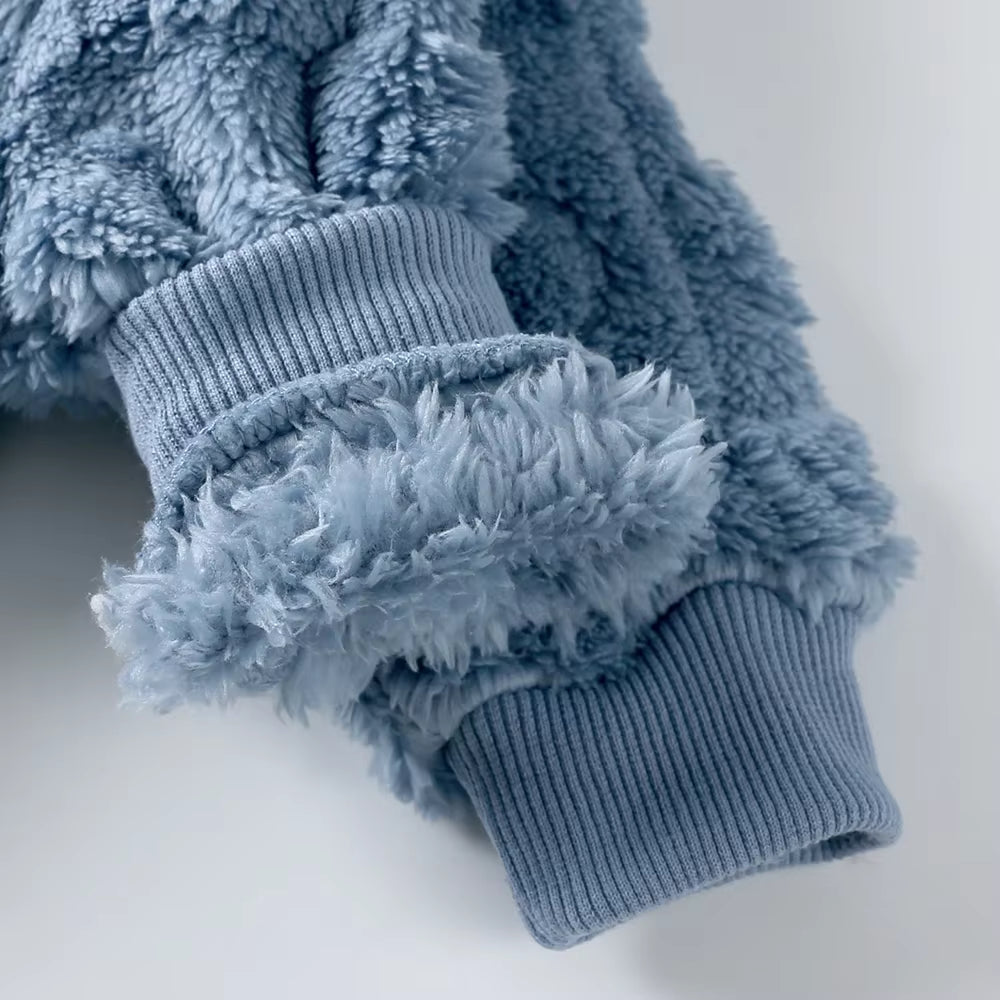 Cushy Footsie™ Fleece Cloud Romper