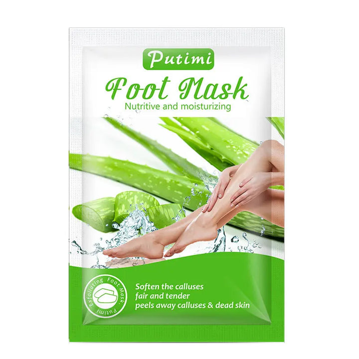 Melt Away Roughness: Cushy Footsie™ Relaxing Foot Peel Masks (6 Pairs)
