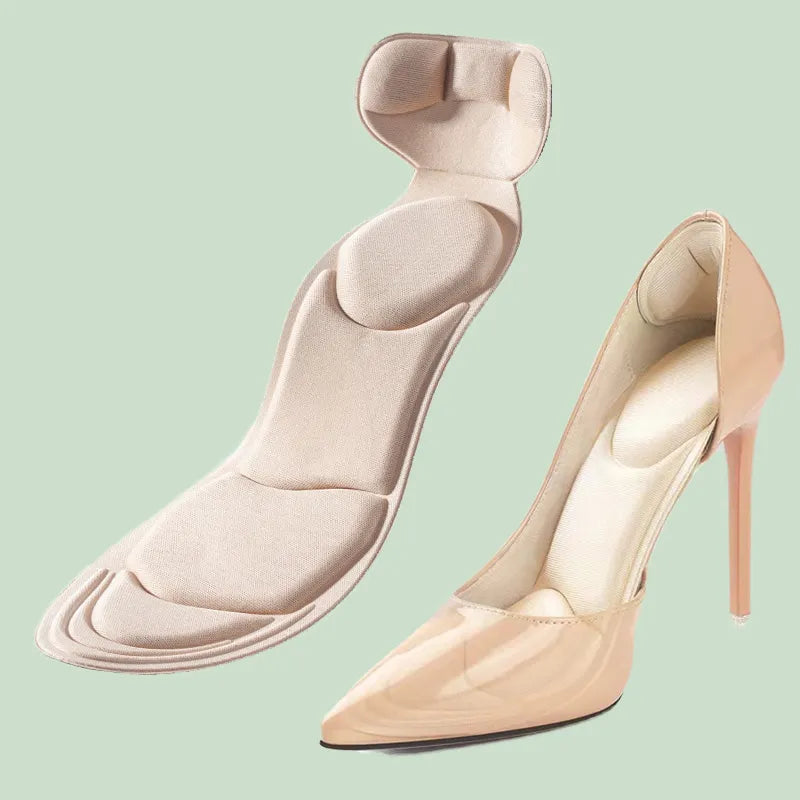 Cushy Footsie™ Heel Huggers: Memory Foam Bliss for Aching High Heels