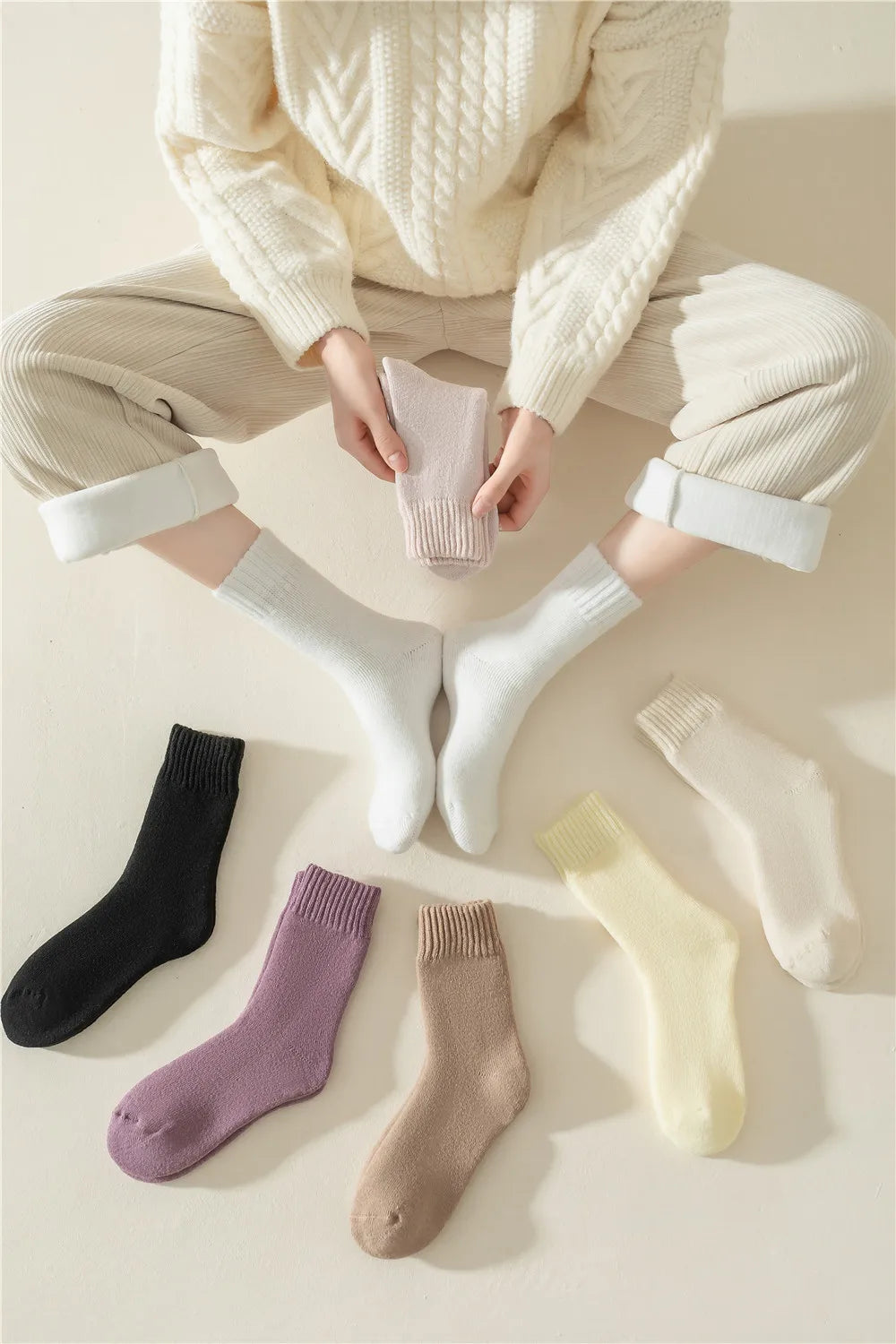 Say Goodbye to Chilly Toes: Cushy Footsie™ Winter Warmth Trio