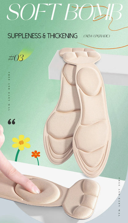 Cushy Footsie™ Heel Huggers: Memory Foam Bliss for Aching High Heels