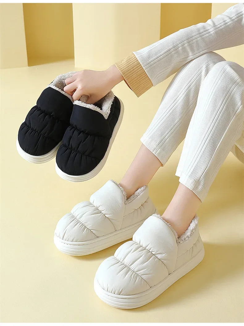 Cushy Footsie™ Cozy Cloud Slippers: Soft, Warm, and Comfy