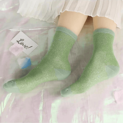 Shimmer & Shine: Cushy Footsie™ Candy Color Glitter Sock Trio