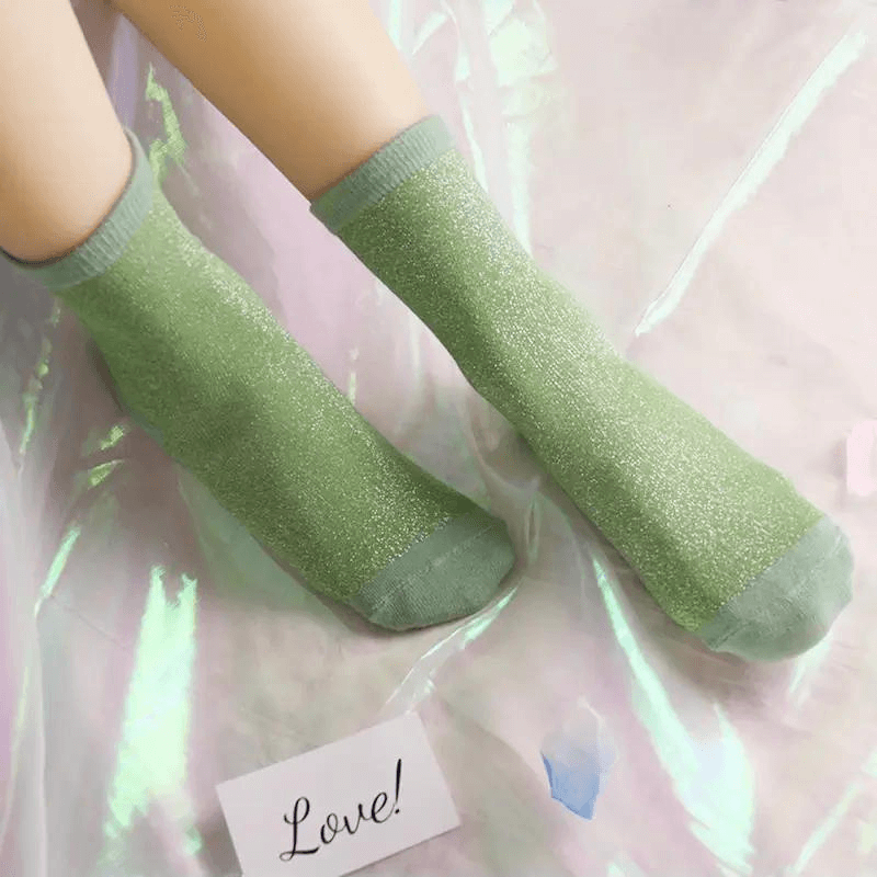 Shimmer & Shine: Cushy Footsie™ Candy Color Glitter Sock Trio