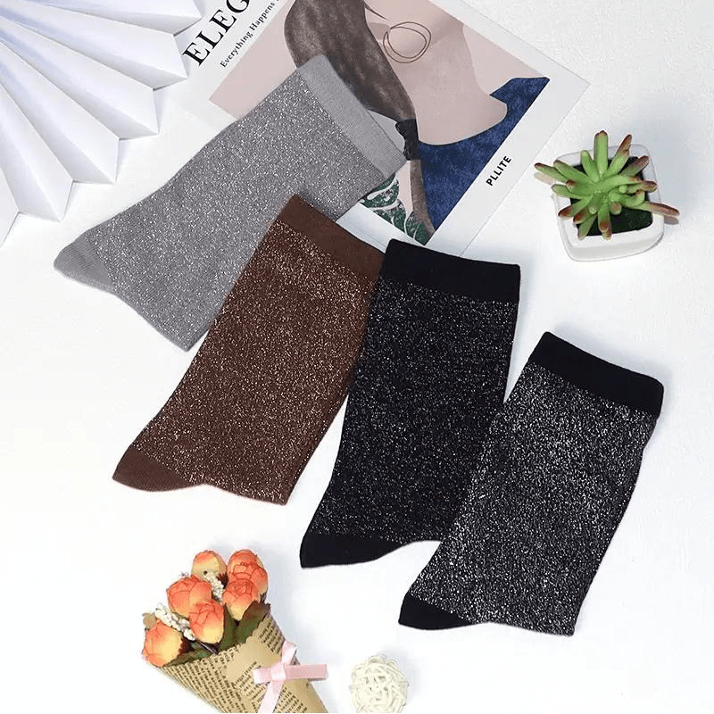 Shimmer & Shine: Cushy Footsie™ Candy Color Glitter Sock Trio